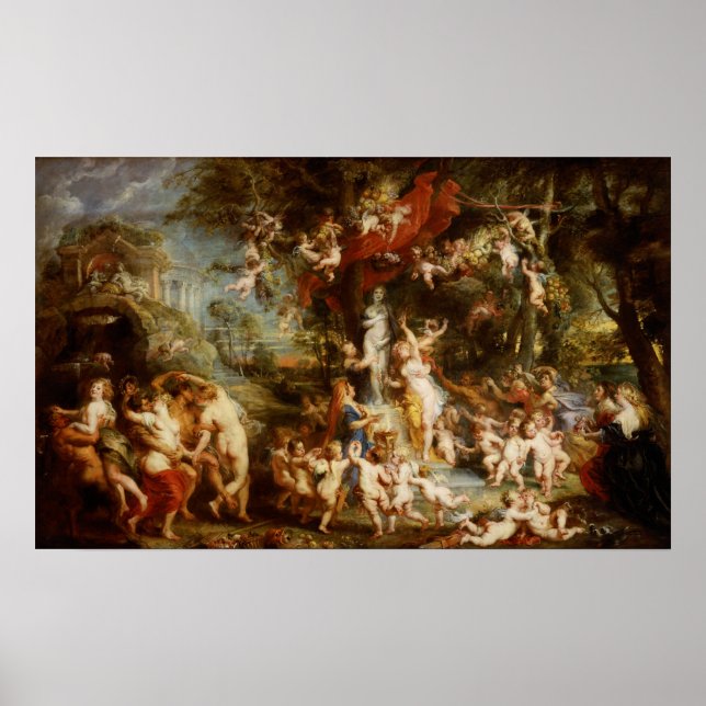 Póster Rubens - Feast Of Venus (Frente)