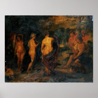 Póster Rubens - Juicio de Paris