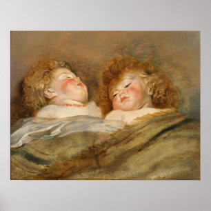Póster Rubens - Two Sleeping Children