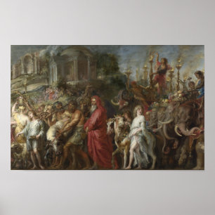 Póster Rubens - Un triunfo romano