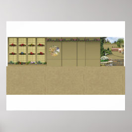 Póster Rubicon 3 diorama background