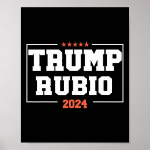 Póster Rubio Para La Campaña Del Presidente 2024 Para Las