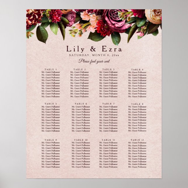 Póster Rubor (Frente)