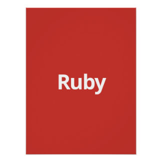 Póster Ruby