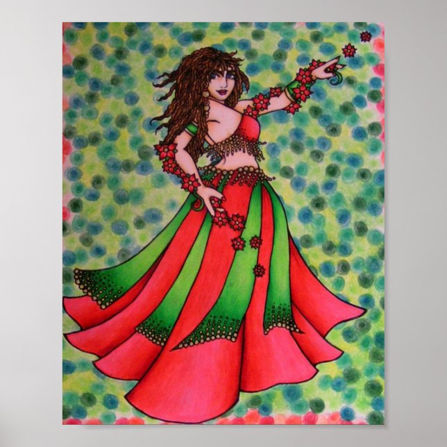Póster Ruby Belly Dancer Print (Frente)