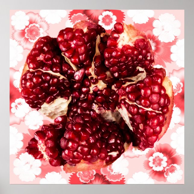 Póster Ruby Pomegranate Fruit (Frente)