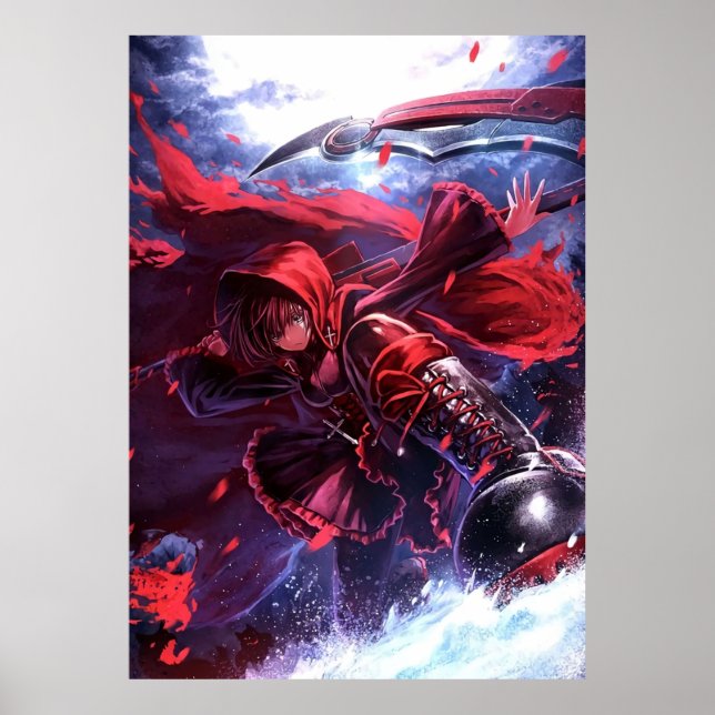 Póster Ruby RWBY (Frente)
