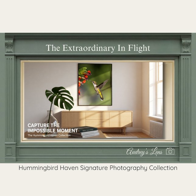 Póster Ruby-Throated Hummingbird Fine Art Photography  (Subido por el creador)