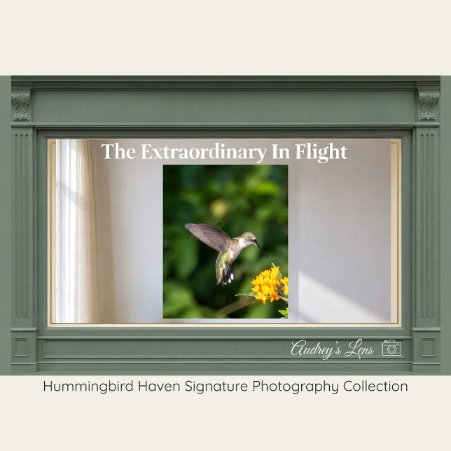 Póster Ruby-Throated Hummingbird Fine Art Photography  (Subido por el creador)