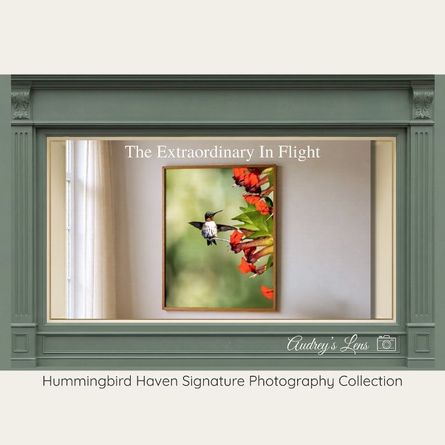 Póster Ruby-Throated Hummingbird Fine Art Photography  (Subido por el creador)