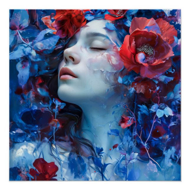 Póster Ruby y Periwinkle Fantasy Woman (Anverso)