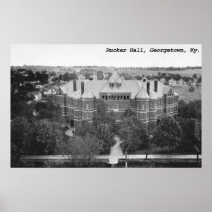 Póster Rucker Pasillo, universidad de Georgetown,
