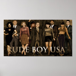 Póster Rude Boy USA vol. 1 - Poster completo de fundición