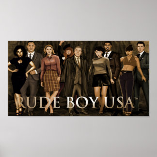 Póster Rude Boy USA vol. 1 - Poster completo de fundición