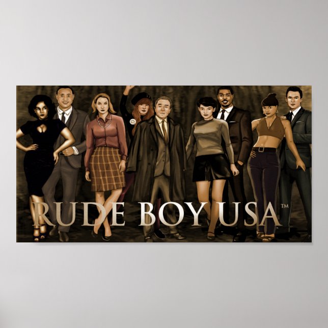 Póster Rude Boy USA vol. 1 - Poster completo de fundición (Frente)
