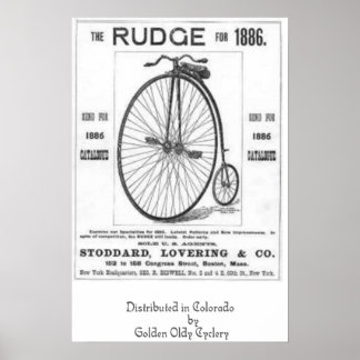 Póster Rudge Cycles