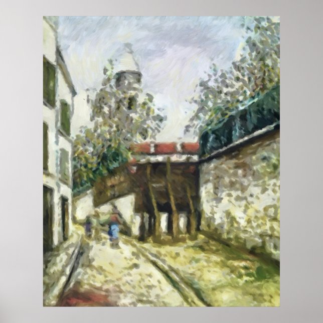Póster Rue Bonne à Montmartre (Frente)