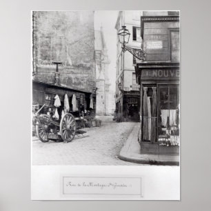 Póster Rue de la Montagne Sainte-Genevieve