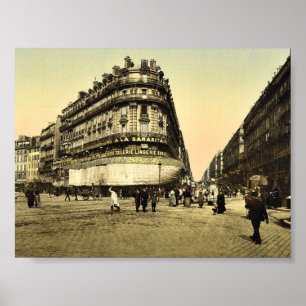 Póster Rue de la Republic, Marsella, France classic Pho