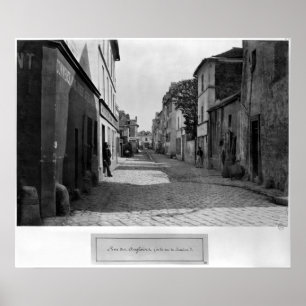 Póster Rue des Anglaises, de rue de Lourcine, París