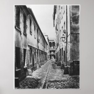Póster Rue du Fer-a-Moulin, París, 1858-78