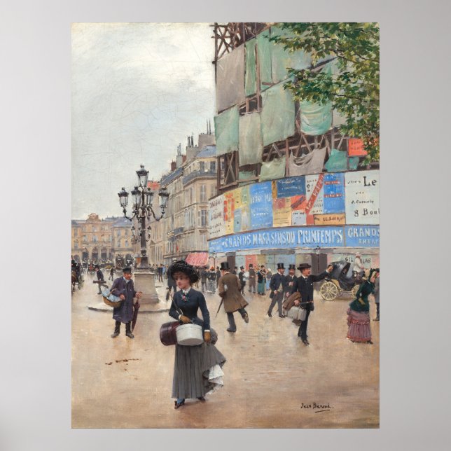 Póster Rue du Havre - Jean Béraud Bella Artes (Frente)