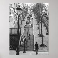 Rue Foyatier, Montmartre, poster de París