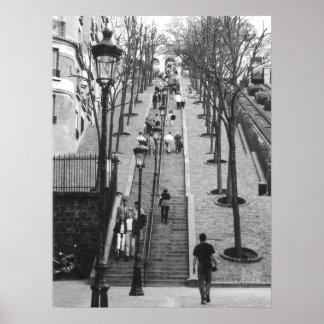 Póster Rue Foyatier, Montmartre, poster de París