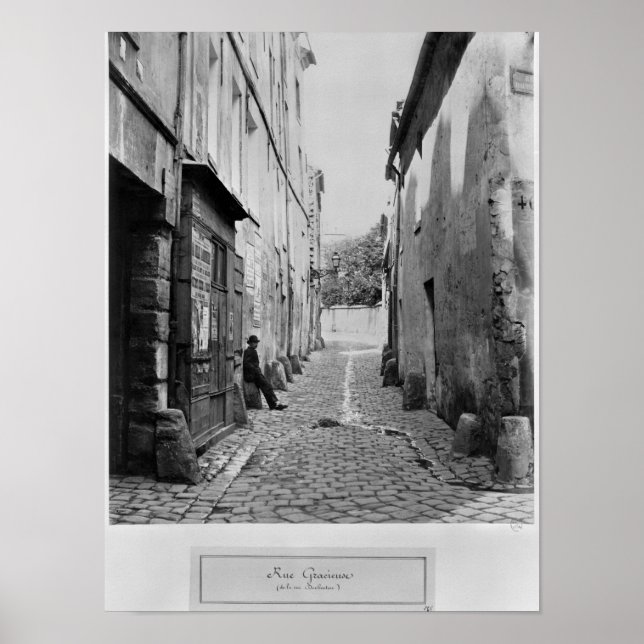 Póster Rue Gracieuse, from rue Daubenton, Paris (Frente)