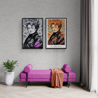 Póster Rue McClanahan, Ukiyo-E Elegance, Hermoso Poster