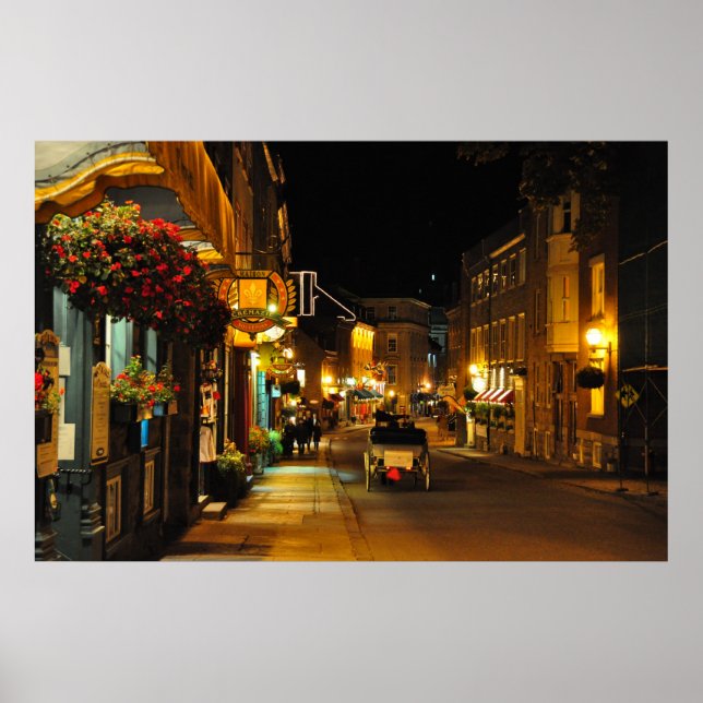 Póster Rue St. Louis Horse Drawn Carriage Quebec Poster (Frente)