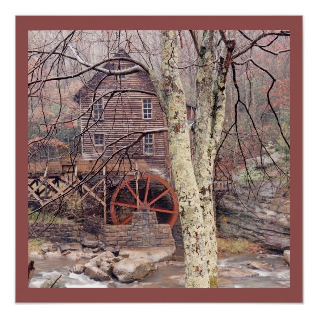 Póster Rueda de agua (Anverso)