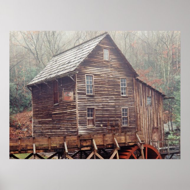 Póster Rueda de agua (Frente)