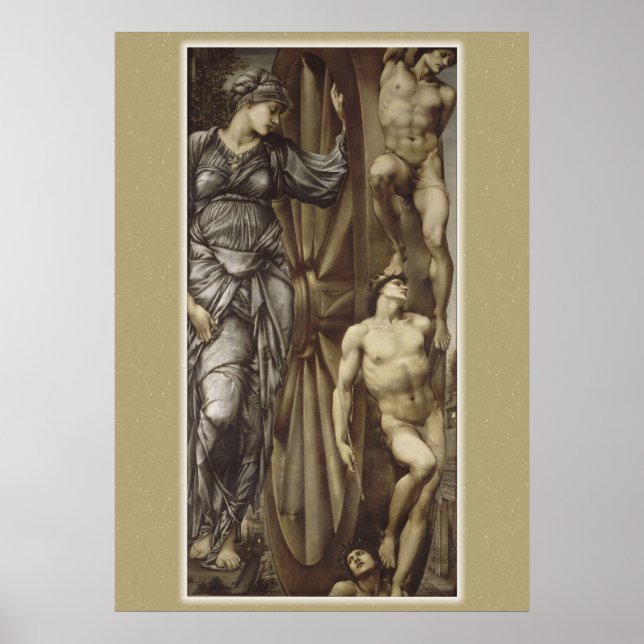 Póster Rueda de Burne-Jones del Poster de Fortune CC0183 (Frente)