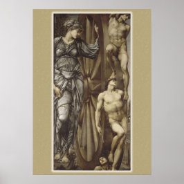 Póster Rueda de Burne-Jones del Poster de Fortune CC0183