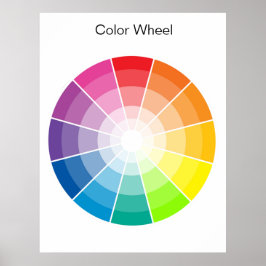 Póster Rueda de color - luz