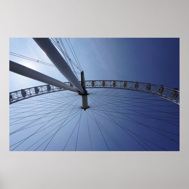 Póster Rueda de Ferris de Londres (Frente)