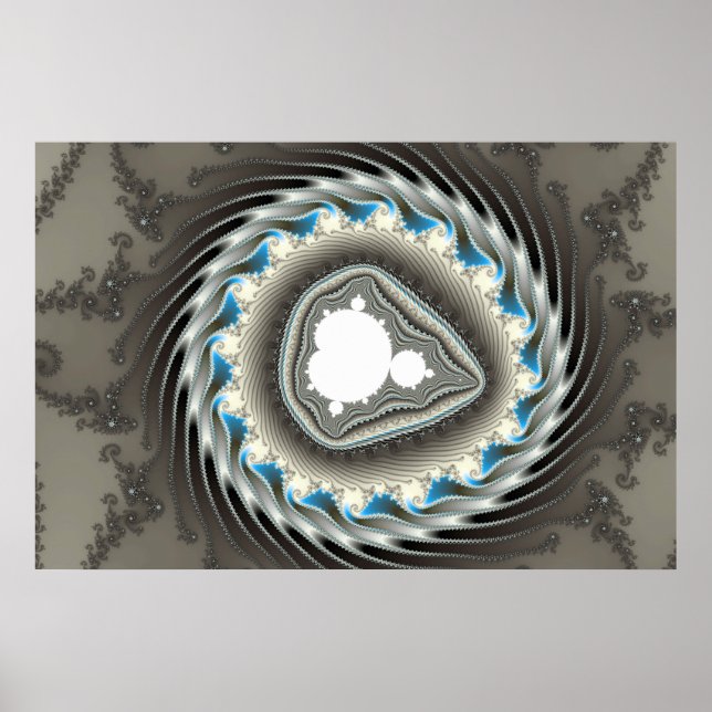 Póster Rueda de giro - Poster fractal (Frente)