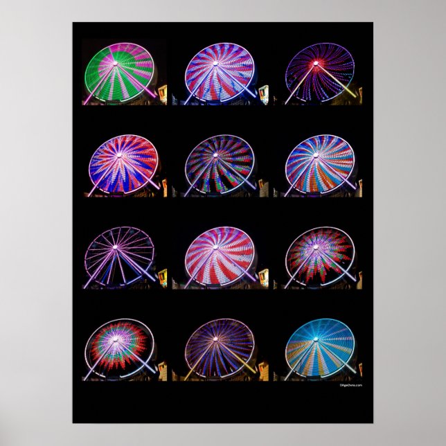 Póster Rueda de la fortuna 18X24 (Frente)