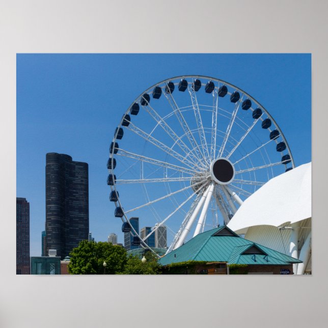 Póster Rueda de la fortuna del Centenario (Frente)