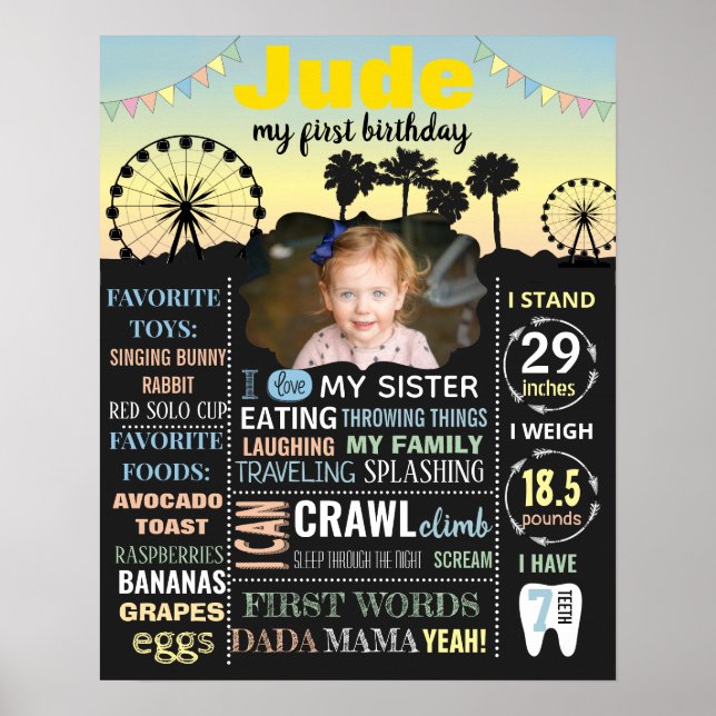 Póster Rueda de la fortuna Festival de música tropical Pa (Frente)