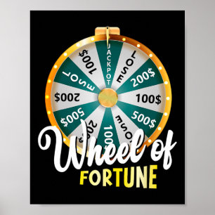 Póster Rueda de la fortuna padre &# s Day Humor Tee Dadd