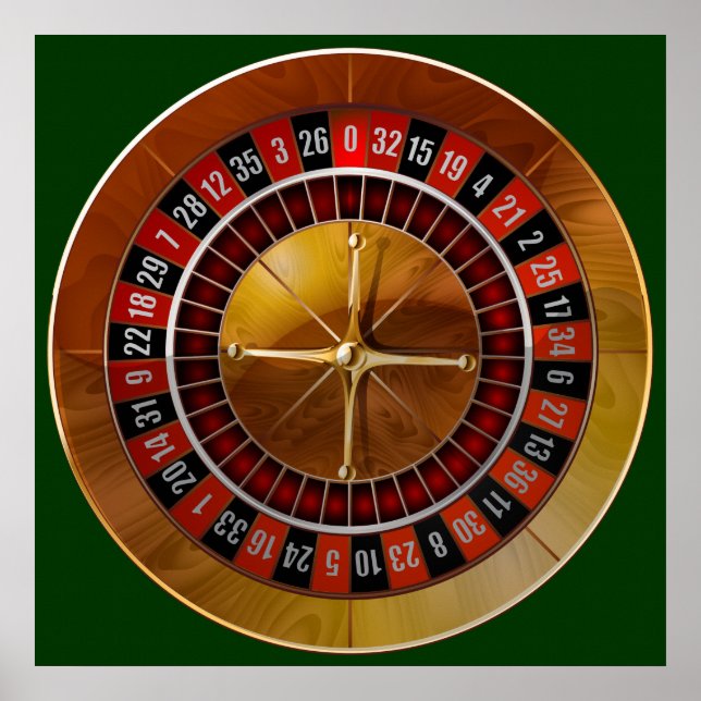 Póster Rueda de Ruleta (Frente)
