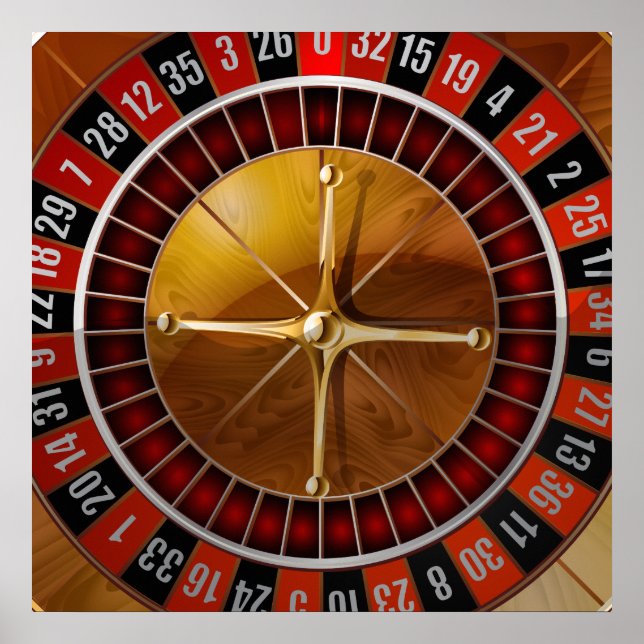 Póster Rueda de Ruleta (Frente)