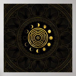 Póster Rueda del Odio y las Lunas