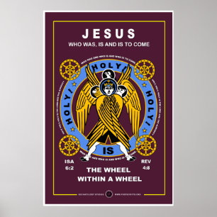 Póster Rueda dentro de la Rueda Cherubim