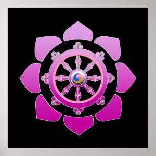Póster Rueda Dharma