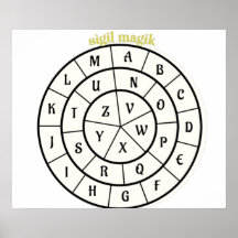 rueda mágica para hacer siglas