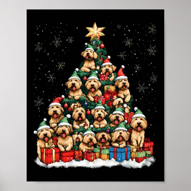 Póster Ruedas blandas recubiertas Terrible Árbol de Navid (Frente)