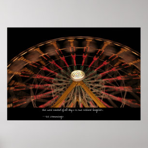 Póster Ruedas en movimiento